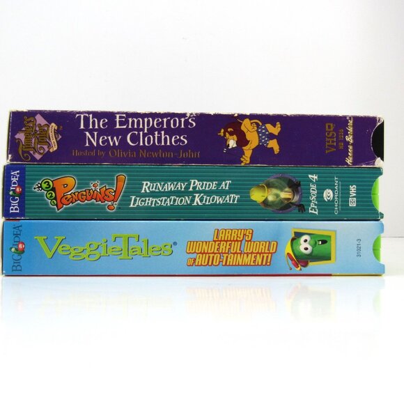 Lot of 3 Children's VHS Tapes 1 Timeless Tales, and 2 Big Idea, Preowned Read - Picture 8 of 8